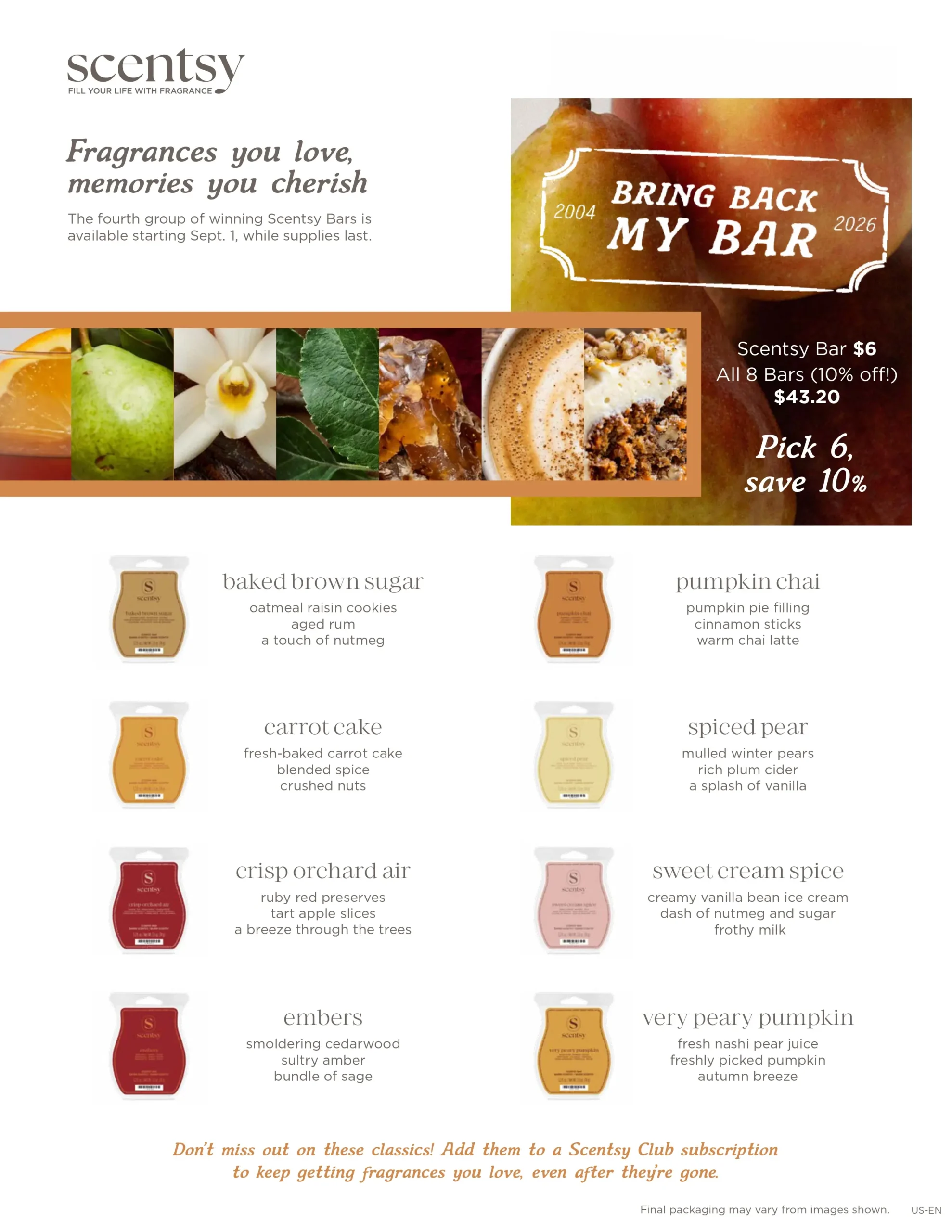 Scentsy Bring Back My Bar Winners Return September–November 2026 Scentsy Bring Back My Bar Winners Return September–November 2026