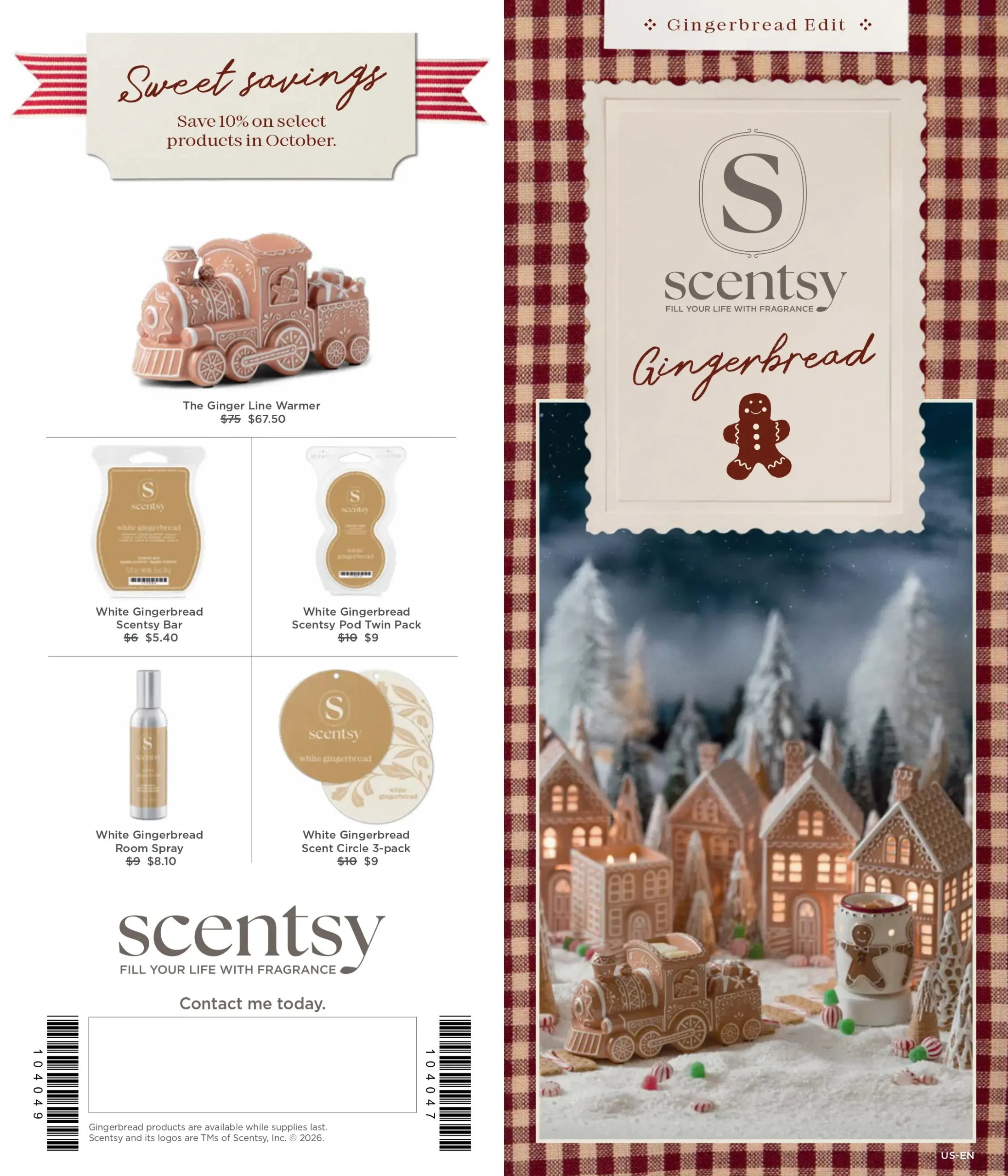 Scentsy October 2026 Edit: Gingerbread Collection, Warmer &Amp; Scent Of The Month Scentsy October 2026 Edit: Gingerbread Collection, Warmer & Scent of the Month