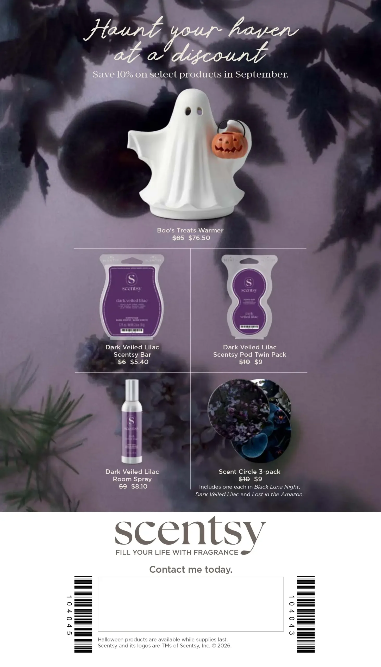 Scentsy September 2026 Monthly Edit: Halloween Collection Warmer &Amp; Scents Scentsy September 2026 Monthly Edit: Halloween Collection Warmer & Scents