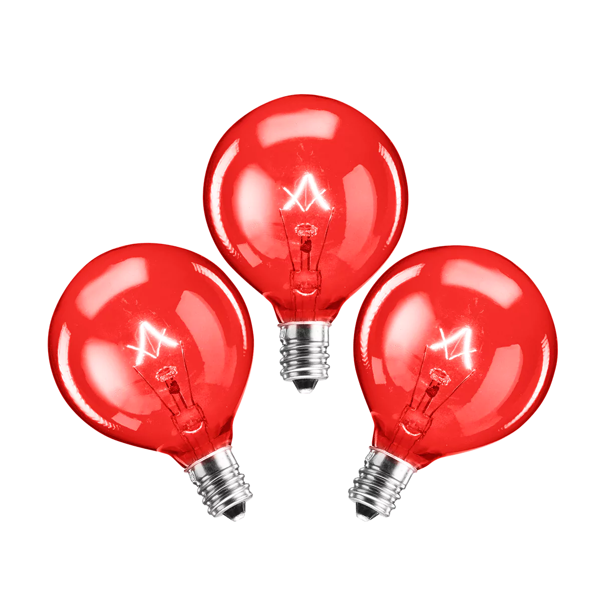 25 Watt Scentsy Light Bulbs Red - 3 Pack
