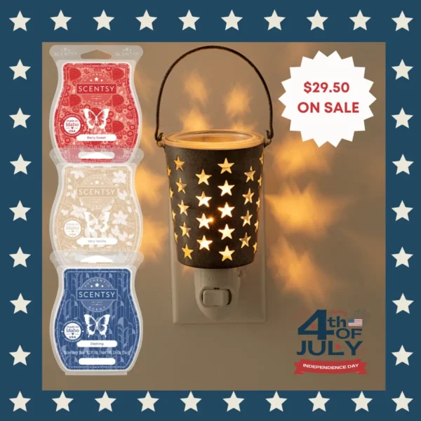 Seeing Stars Patriotic Scentsy Mini Warmer Wax Bundle