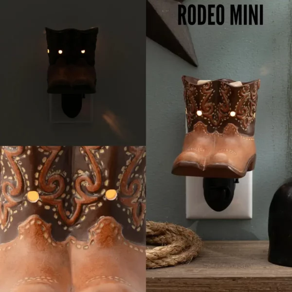 Rodeo Cowboy Boots Scentsy Mini Warmer