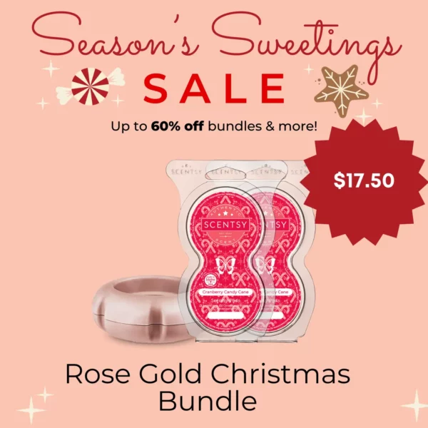 Rose Gold Scentsy Christmas Bundle | Season's Sweetings Sale