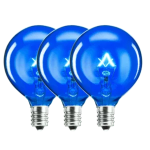 25 Watt Scentsy Light Bulbs Blue - 3 Pack