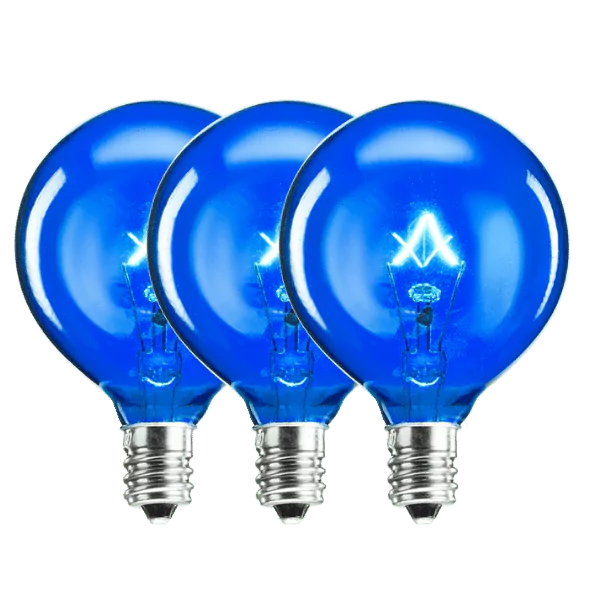 25 Watt Scentsy Light Bulbs Blue – 3 Pack