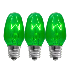 15 Watt Scentsy Light Bulbs Green - 3 Pack