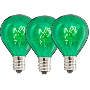 20 Watt Scentsy Light Bulbs Green - 3 Pack