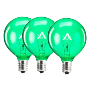 25 Watt Scentsy Light Bulbs Green - 3 Pack