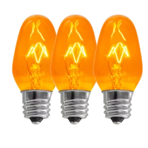 15 Watt Scentsy Light Bulbs Orange - 3 Pack