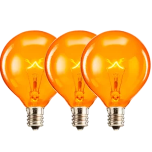 25 Watt Scentsy Light Bulbs Orange - 3 Pack