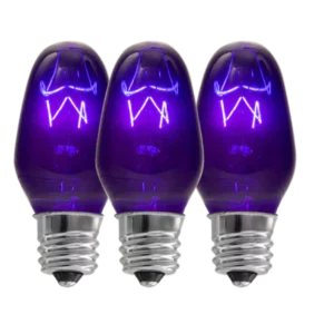 15 Watt Scentsy Light Bulbs Purple - 3 Pack