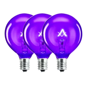 25 Watt Scentsy Light Bulbs Purple - 3 Pack