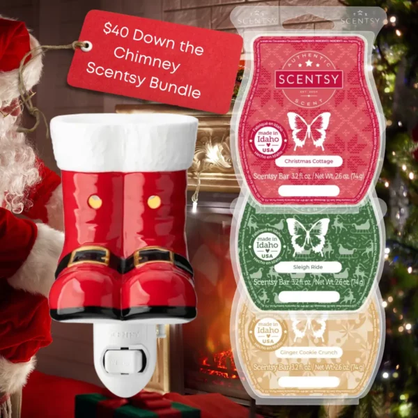 Down the Chimney Mini Scentsy Warmer Bundle