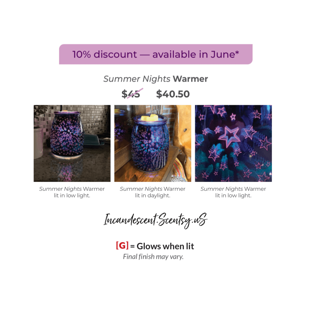 SUMMER NIGHTS SCENTSY WARMER