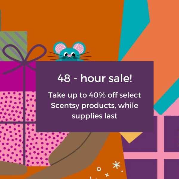 48 hour Scentsy sale 600 x 600 px 1