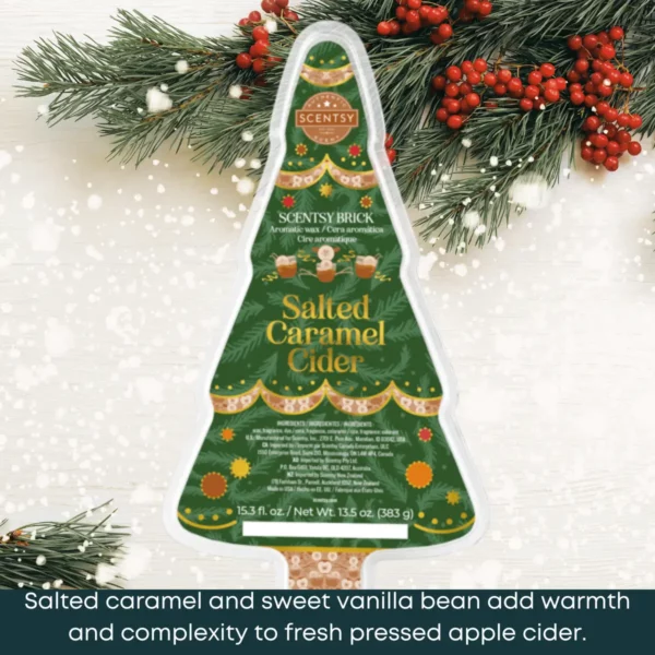 Salted Caramel Cider Scentsy Brick | Holiday 2024