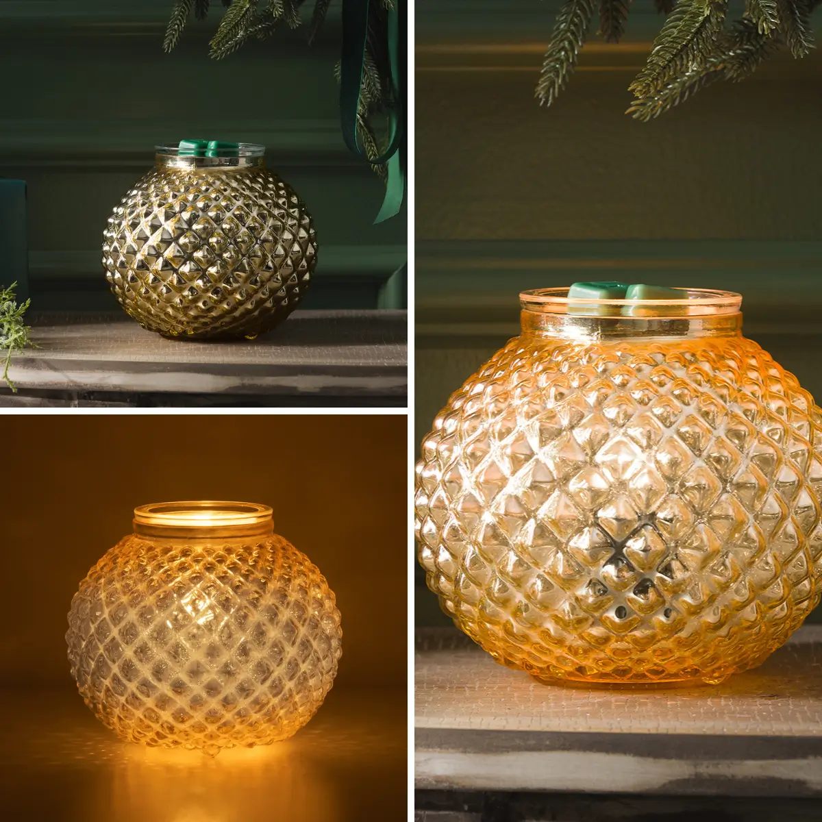 Victorian Glow Gold Scentsy Warmer