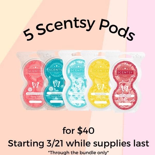 Scentsy 5 Pods for 40 Enliven the Senses Week Scentsy® Store