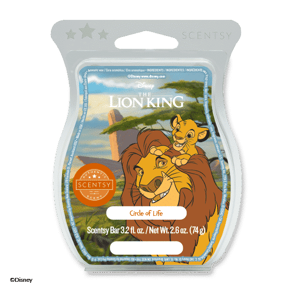 LION KING CIRCLE OF LIFE SCENTSY BAR