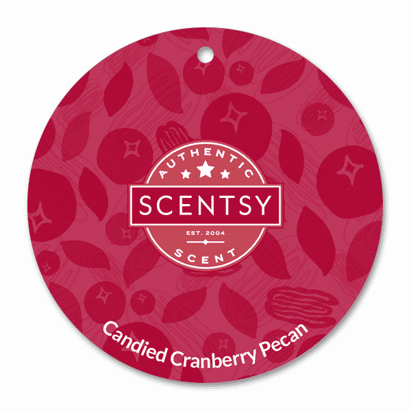 CANDIED CRANBERRY PECAN SCENTSY SCENT CIRCLE