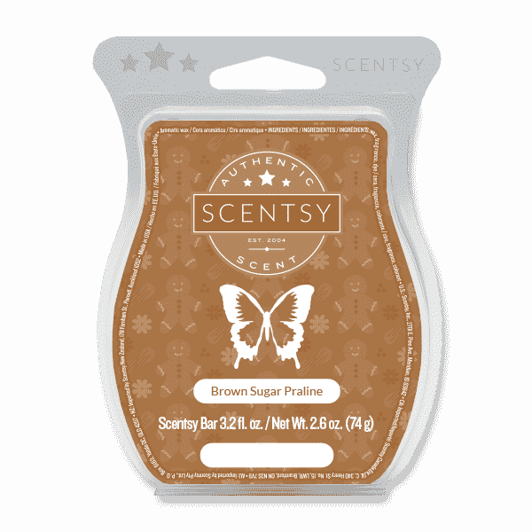 BROWN PRALINE SUGAR SCENTSY BAR