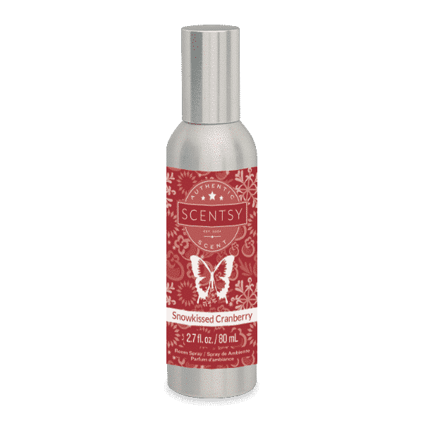 SNOWKISSED CRANBERRY SCENTSY ROOM SPRAY