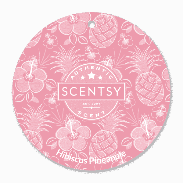 HIBISCUS PINEAPPLE SCENTSY SCENT CIRCLE