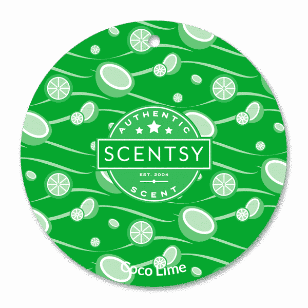 Coco Lime Scentsy Scent Circle