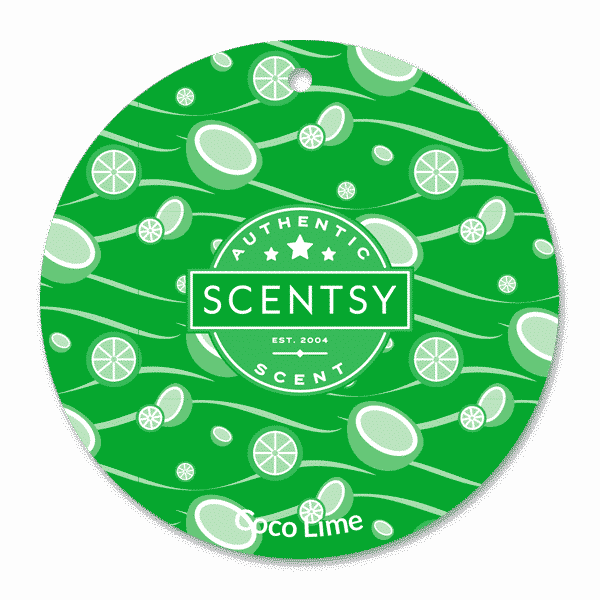 COCO LIME SCENTSY SCENT CIRCLE