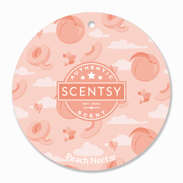 PEACH NECTAR SCENTSY SCENT CIRCLE