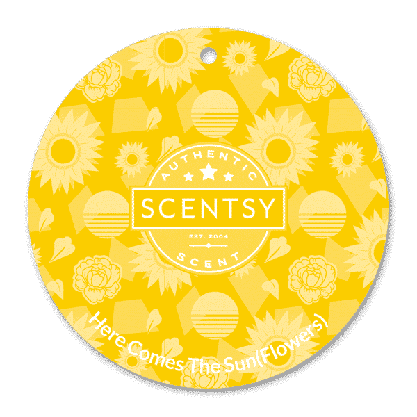 NEW! HERE COMES THE SUN FLOWERS SCENTSY SCENT CIRCLE | Shop Scentsy | Incandescent.Scentsy.us