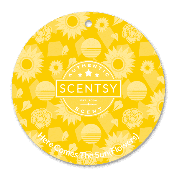 HERE COMES THE SUN (FLOWERS) SCENTSY SCENT CIRCLE