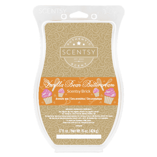 VANILLA BEAN BUTTERCREAM SCENTSY BRICK