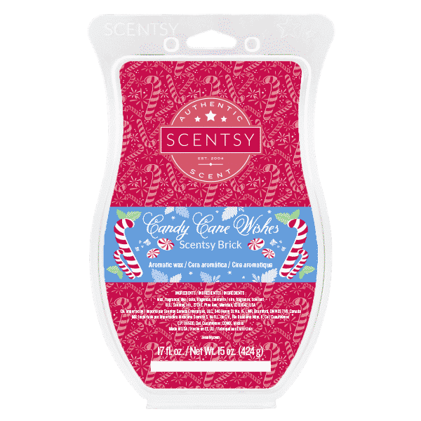 CANDY CANE WISHES SCENTSY BRICK