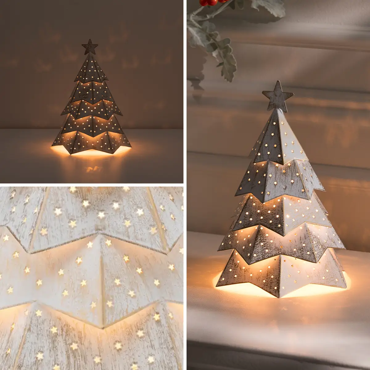 Rustic Twinkle Scentsy Warmer | Christmas Tree