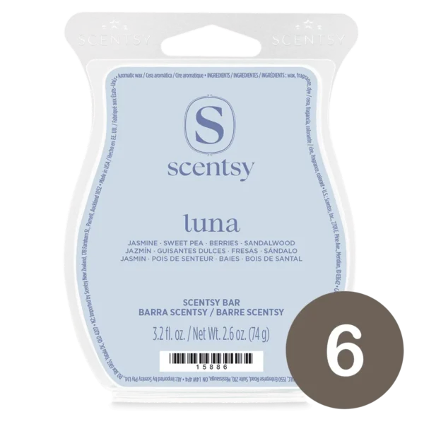 Luna 6 Scentsy Wax Bar Bundle