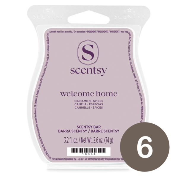 Welcome Home 6 Scentsy Wax Bar Bundle