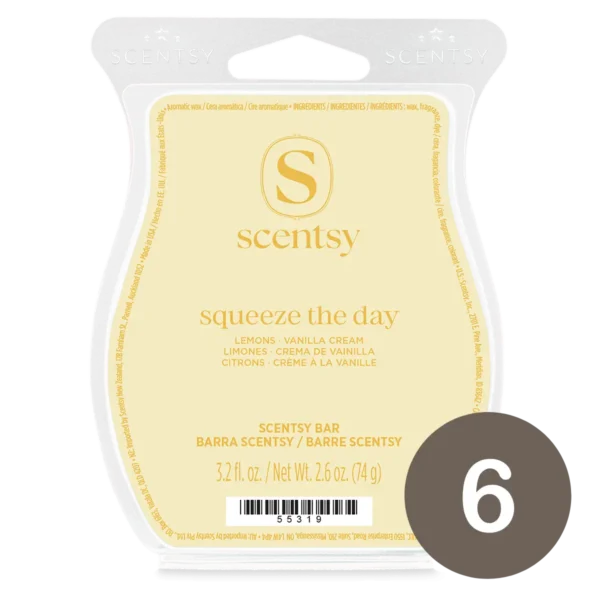 Squeeze the Day 6 Scentsy Wax Bar Bundle