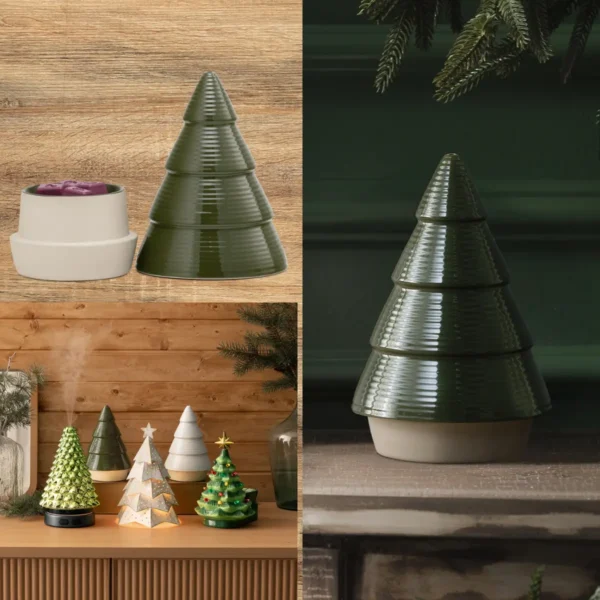 Nordic Pine Green Scentsy Warmer | Christmas Tree