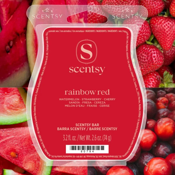 7 (13) Rainbow Red Scentsy Wax Bar - May 2026 BBMB