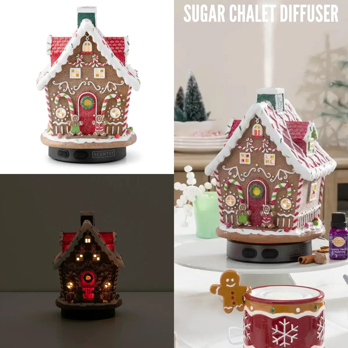 Sugar Chalet Gingerbread House Scentsy Diffuser