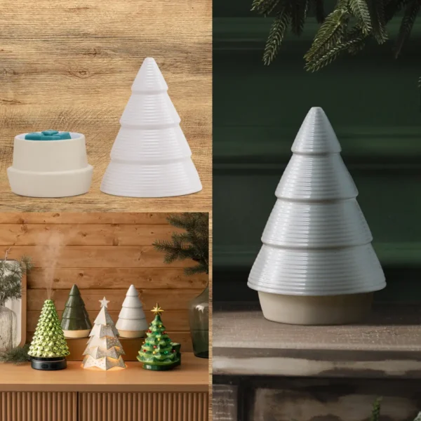 Nordic Pine White Scentsy Warmer | Christmas Tree