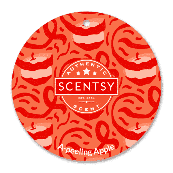 A PEELING APPLE SCENTSY SCENT CIRCLE