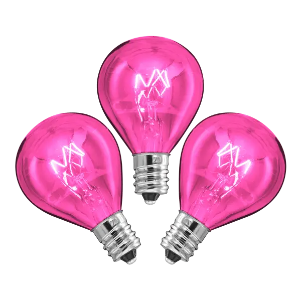 20 Watt Scentsy Pink Light Bulb 3 Pack