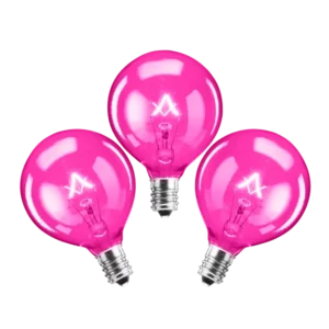 25 Watt Scentsy Pink Light Bulb 3 Pack