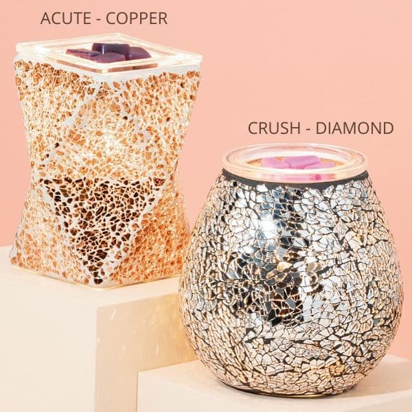 ACUTE COPPER SCENTSY WARMER CRUSH DIAMOND SCENTSY WARMER