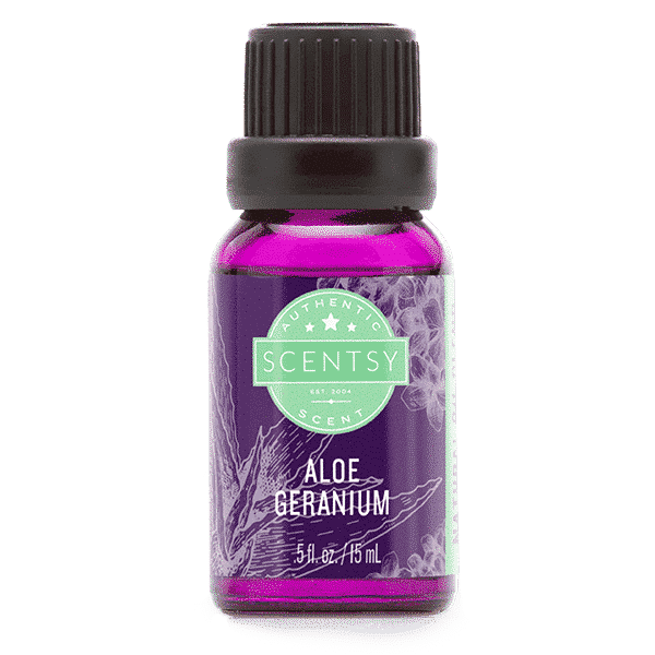 ALOE GERANIUM SCENTSY NATURAL OIL BLEND