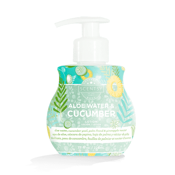 ALOE WATER & CUCUMBER SCENTSY BODY LOTION