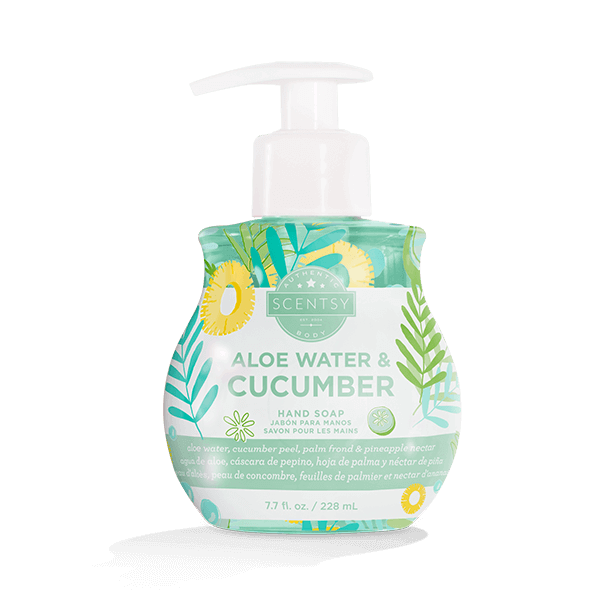 ALOE WATER & CUCUMBER SCENTSY HAND SOAP