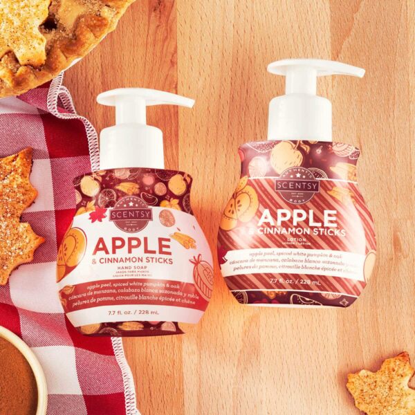 APPLE & CINNAMON STICKS SCENTSY HAND SOAP AND LOTION BUNDLE | Shop Scentsy | Incandescent.Scentsy.us